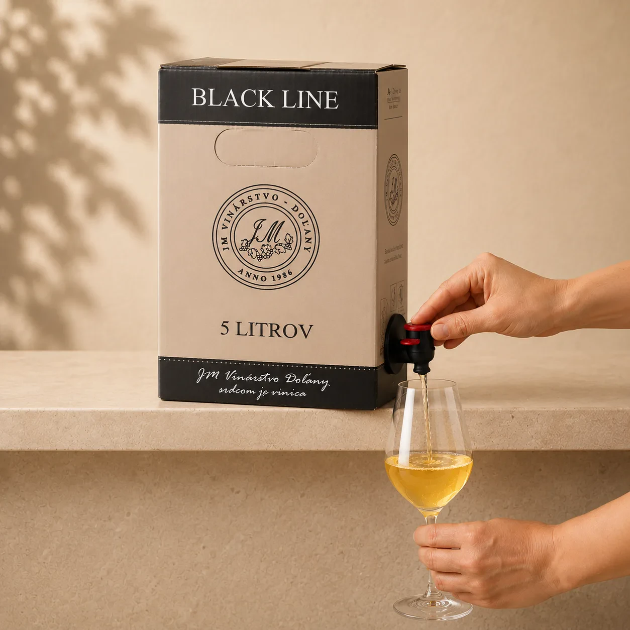 Tramín červený biele suché bag-in-box víno - balenie 5 l - obrázok 2