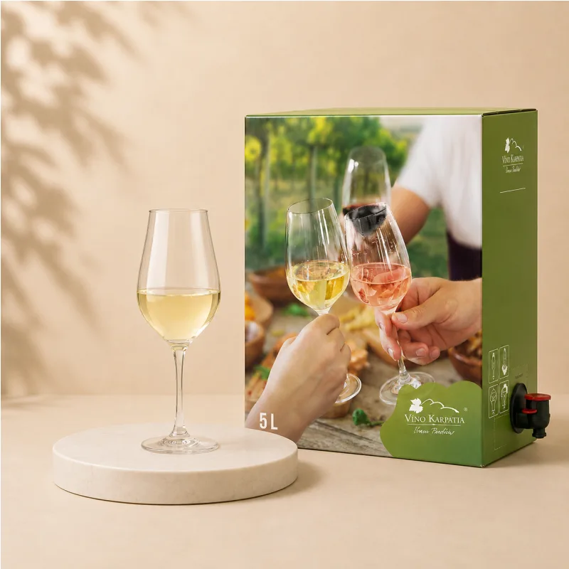 Bazové víno biele polosladké bag-in-box víno - balenie 5 l